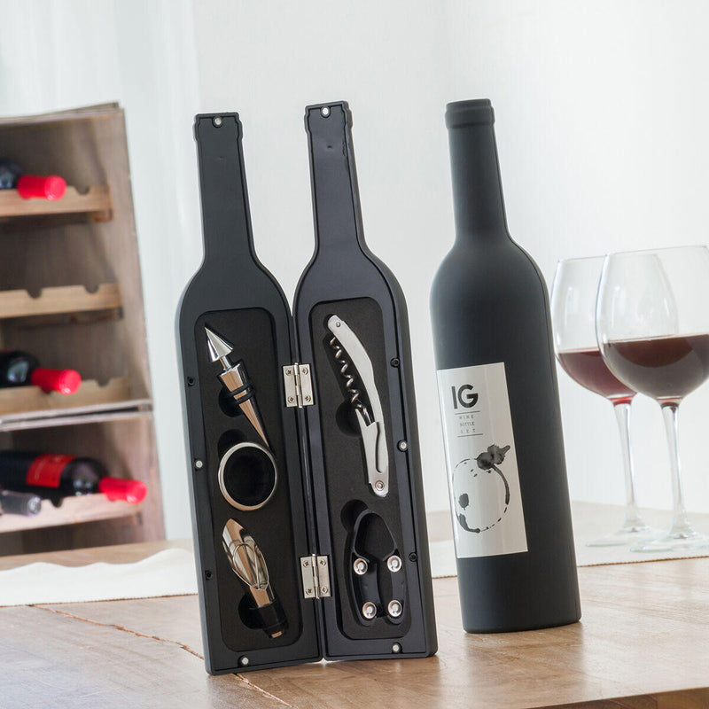 Estuche de Vino Botella InnovaGoods 5 Piezas